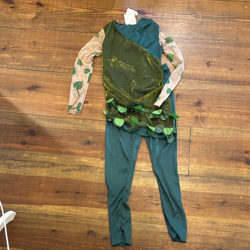 Girl’s poison ivy costume California Costumes Enchanted Green Leaf Outfit